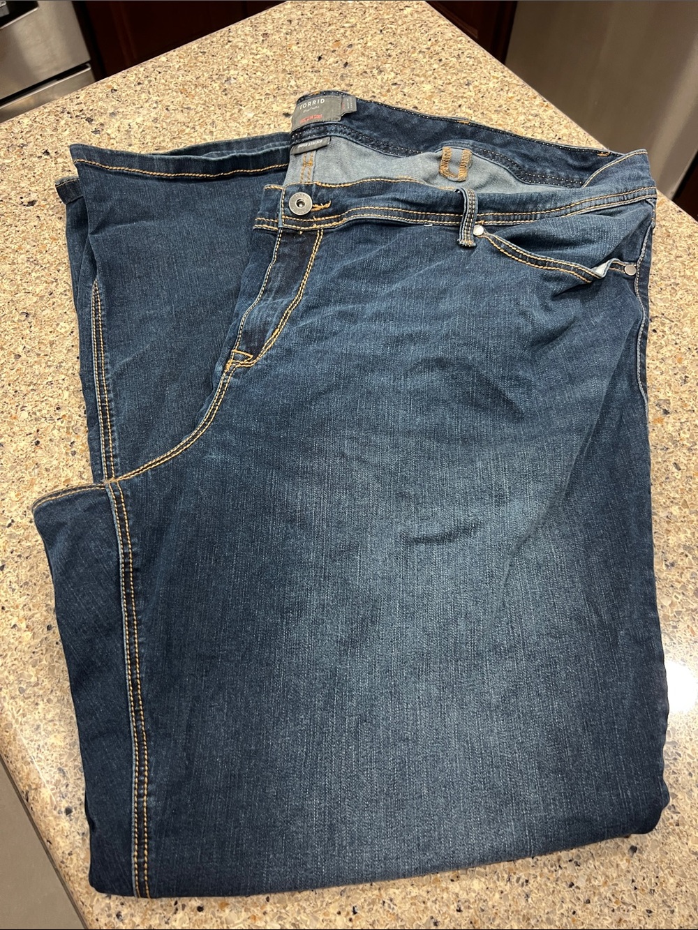 Torrid luxe slim boot super stretch 28w tall jeans denim z27